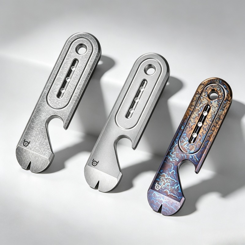 Titanium Pry Bar - Titanium Alloy Pocket Pry Bar Multifunctional