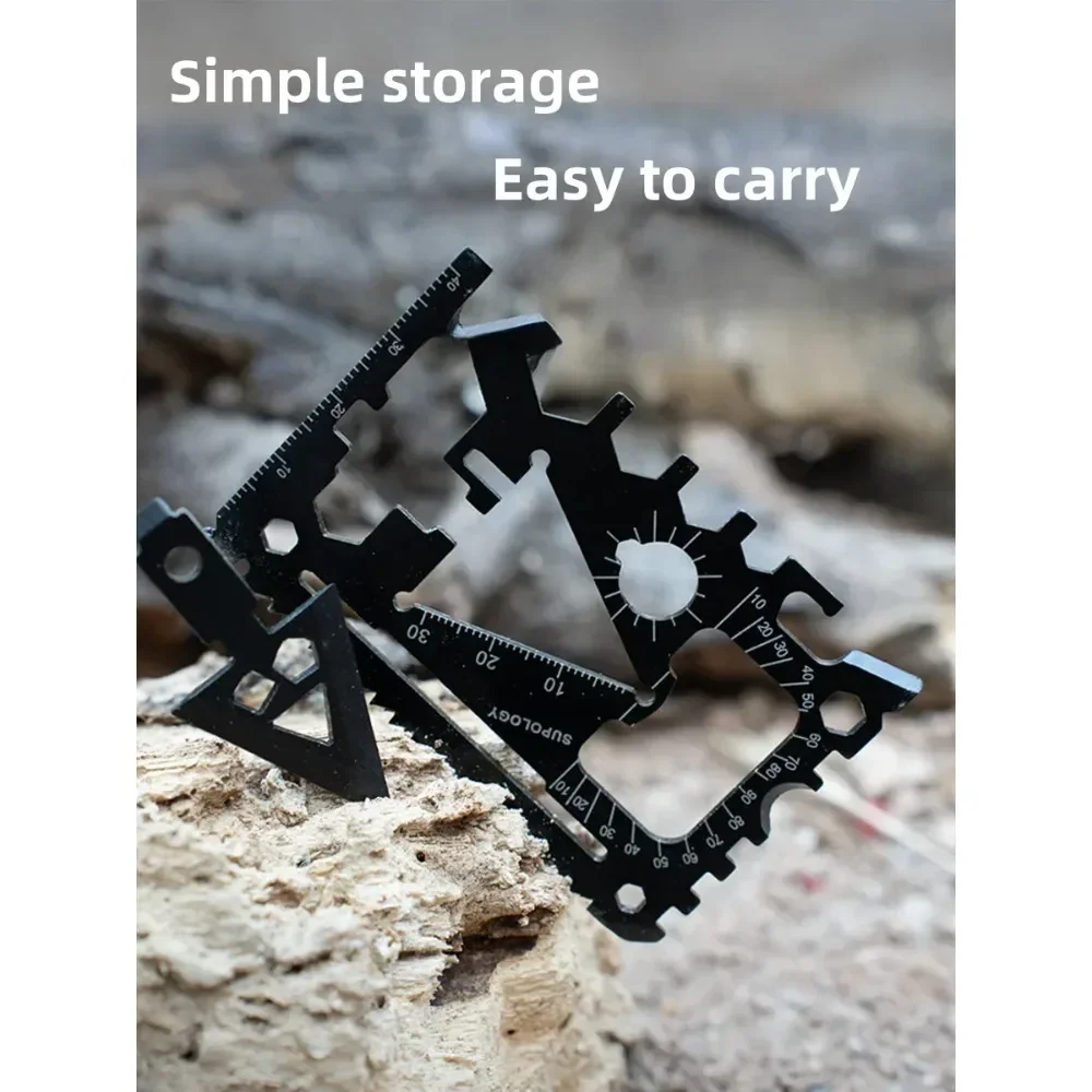 Outdoor Portable 18 in 1 Card  - đánh giá và giá Edc Carry Card