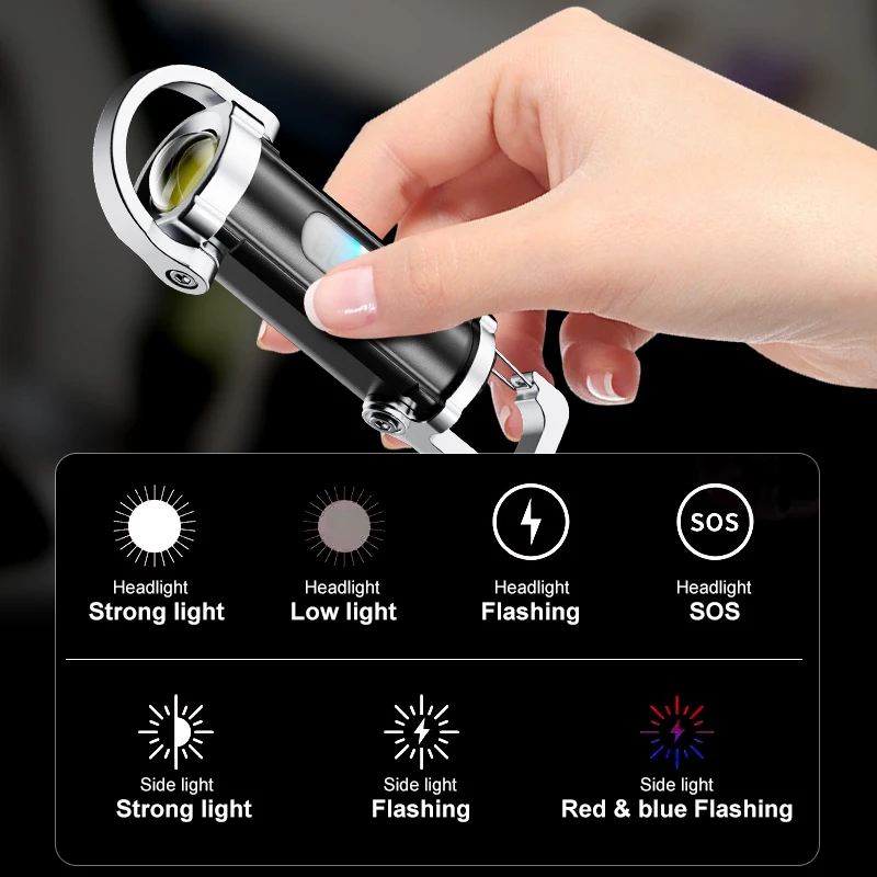Powerful EDC LED Flashlight Ke - đánh giá và giá Keychain Flashlight