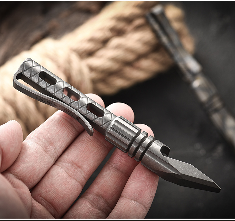 Outdoor Portable Self-defense  - đánh giá và giá Titanium Pry Bar