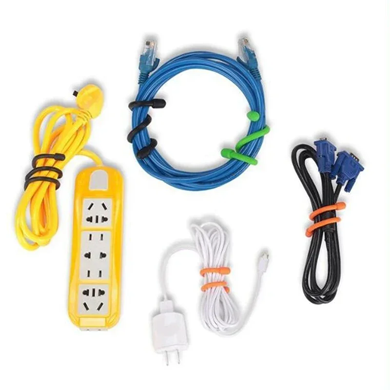 5PCS Silicone Zip Ties, Steel  - đánh giá và giá Gear Tie Reusable