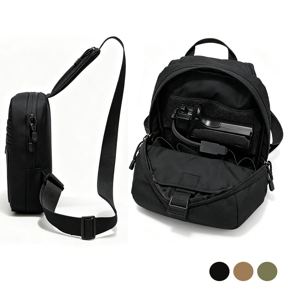 Tactical Chest Bag Crossbody S - đánh giá và giá Edc Carry Handgun