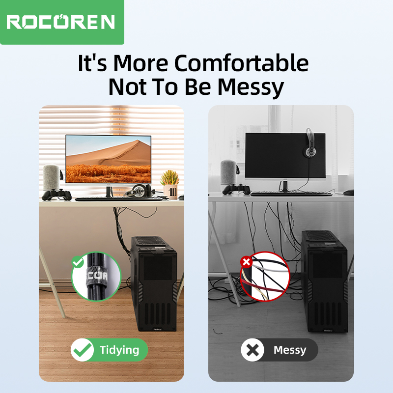 Rocoren Cable Organizer Detach - đánh giá và giá Gear Tie Reusable
