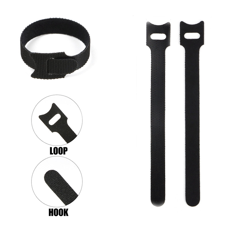 20Pcs Black Hook and Loop Stra - đánh giá và giá Gear Tie Reusable