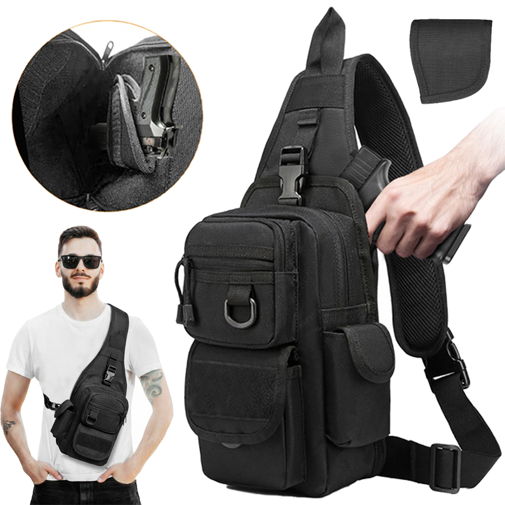 Tactical Pistol Bag Concealed  - đánh giá và giá Edc Concealed Carry Sling Bag