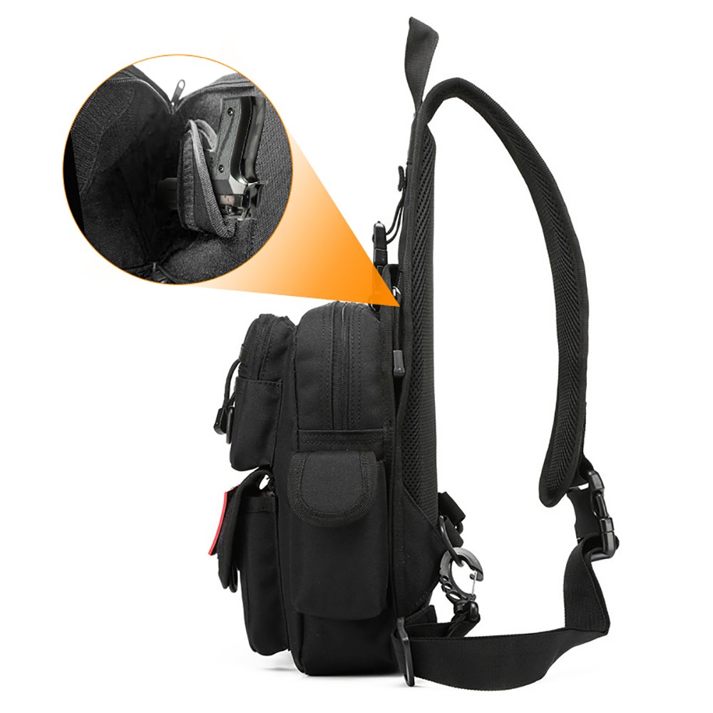 Tactical Pistol Bag Concealed  - đánh giá và giá Edc Concealed Carry Sling Bag