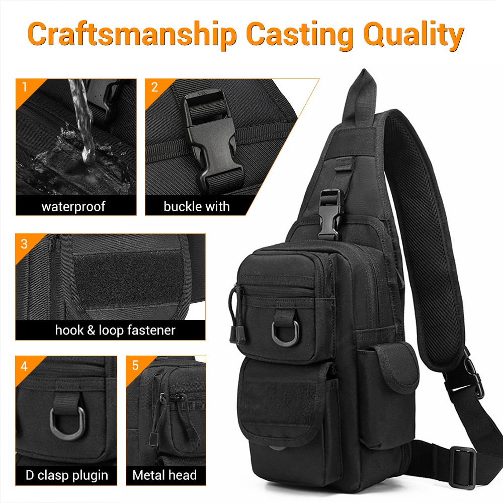 Tactical Pistol Bag Concealed  - đánh giá và giá Edc Concealed Carry Sling Bag