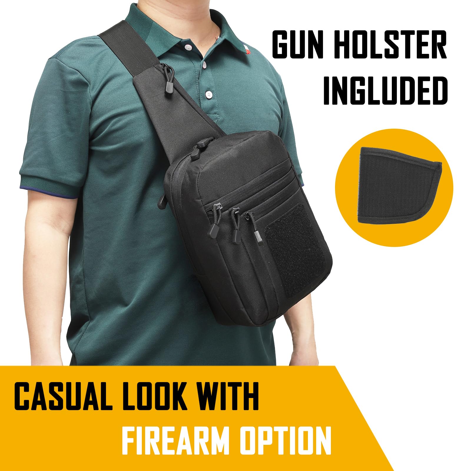 Concealed Carry Crossbody Bag  - đánh giá và giá Edc Everyday Carry
